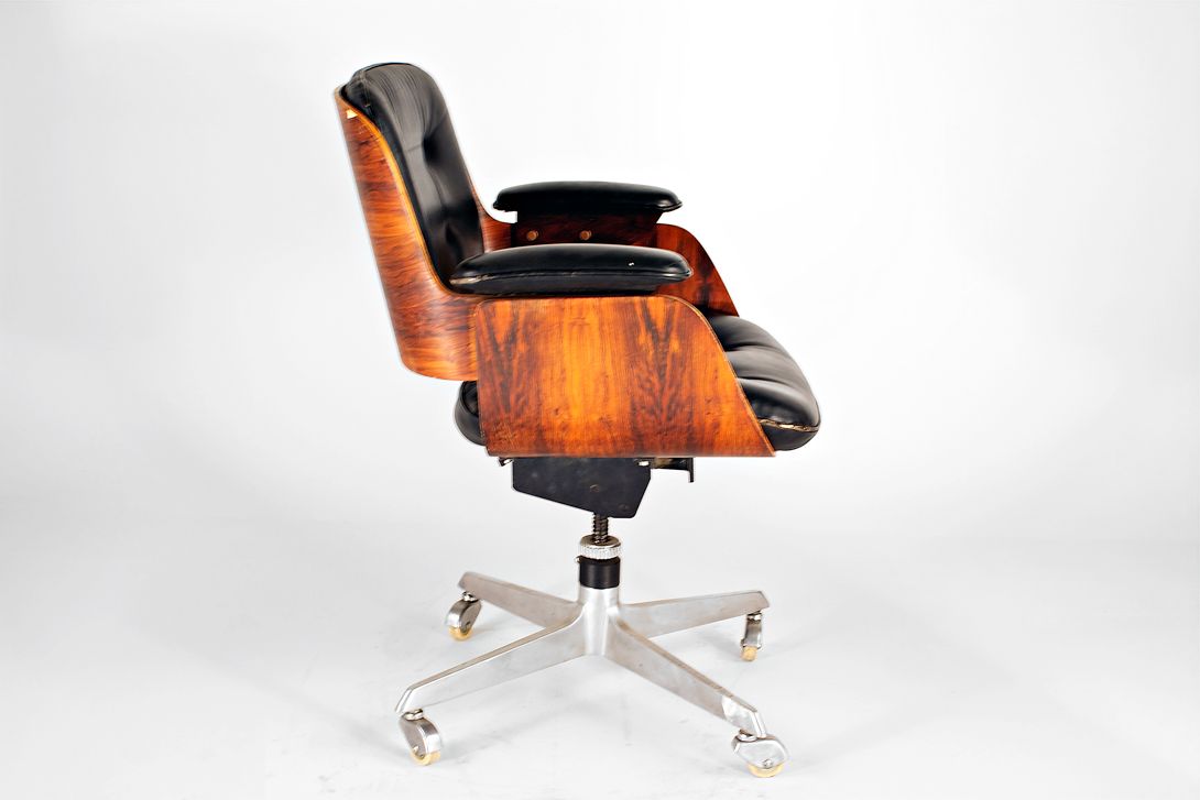 Foto Könecke D49 Black Leather Executive Chair by TECTA