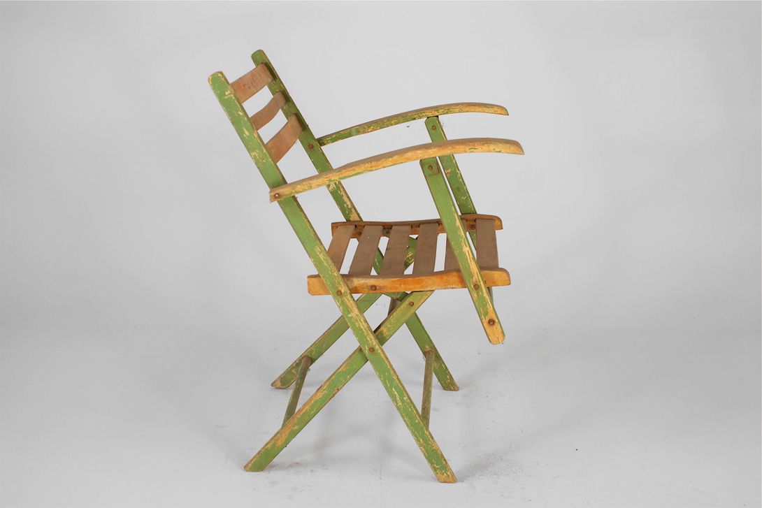 Foto Wood Garden Folding Chair