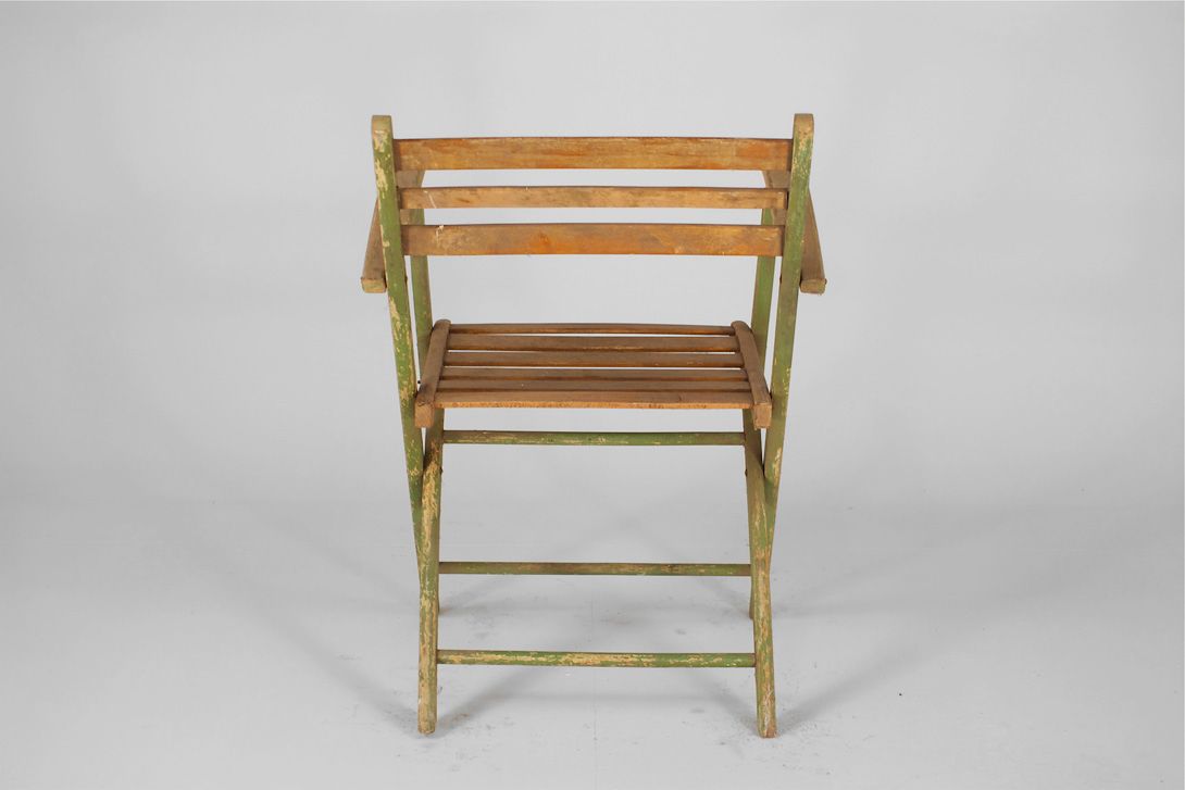 Foto Wood Garden Folding Chair