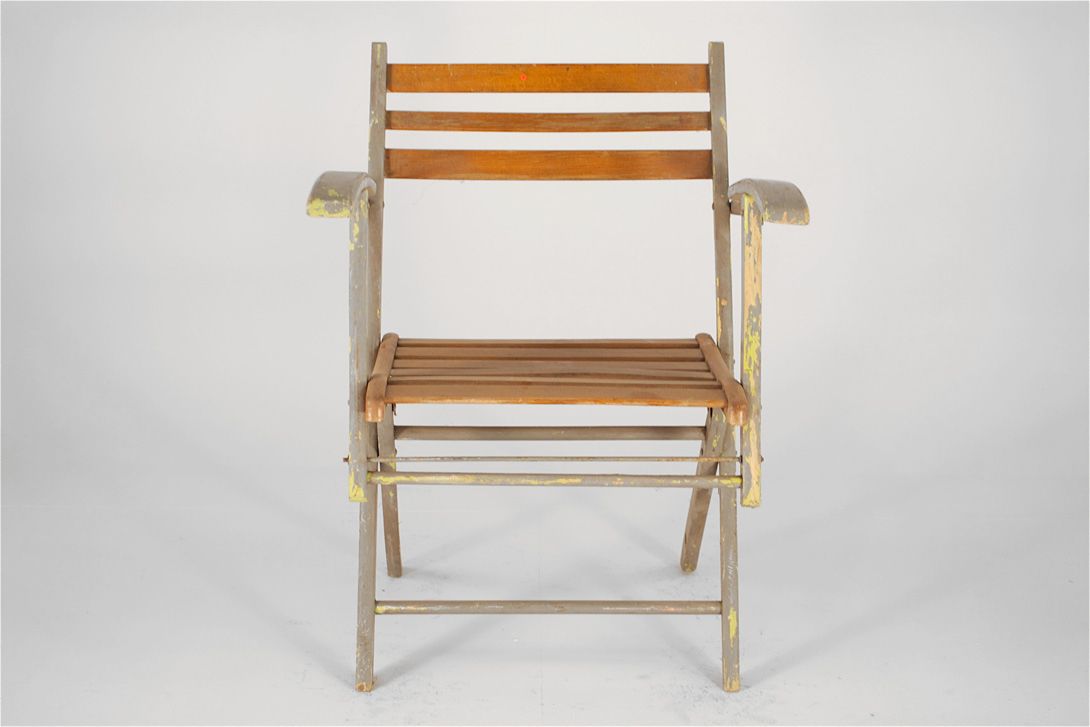 Foto Wood Garden Folding Chair