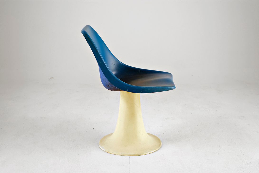 Foto GDR Design Plastic Chair Blue