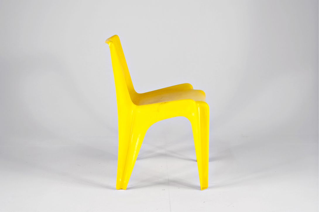 Foto Yellow BA1171 Stacking Chair by Bofinger