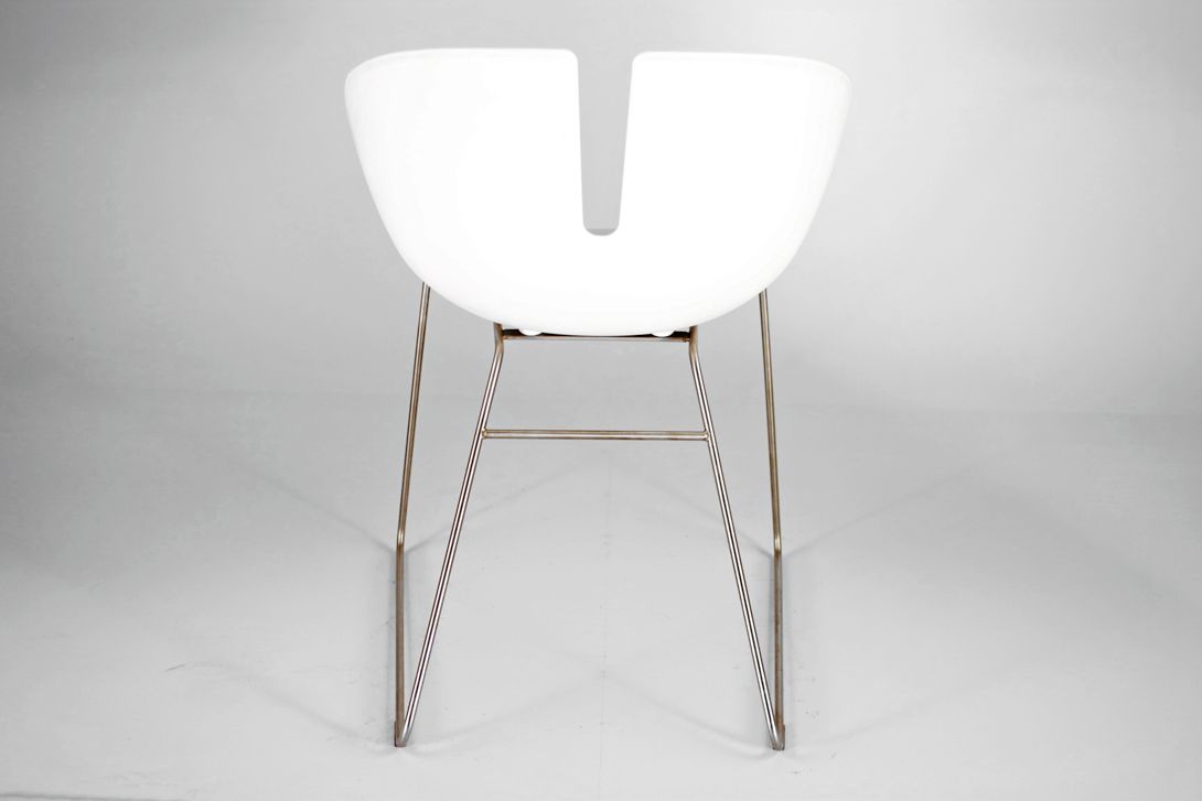 Foto White Urquiola Fjord Chair by Moroso
