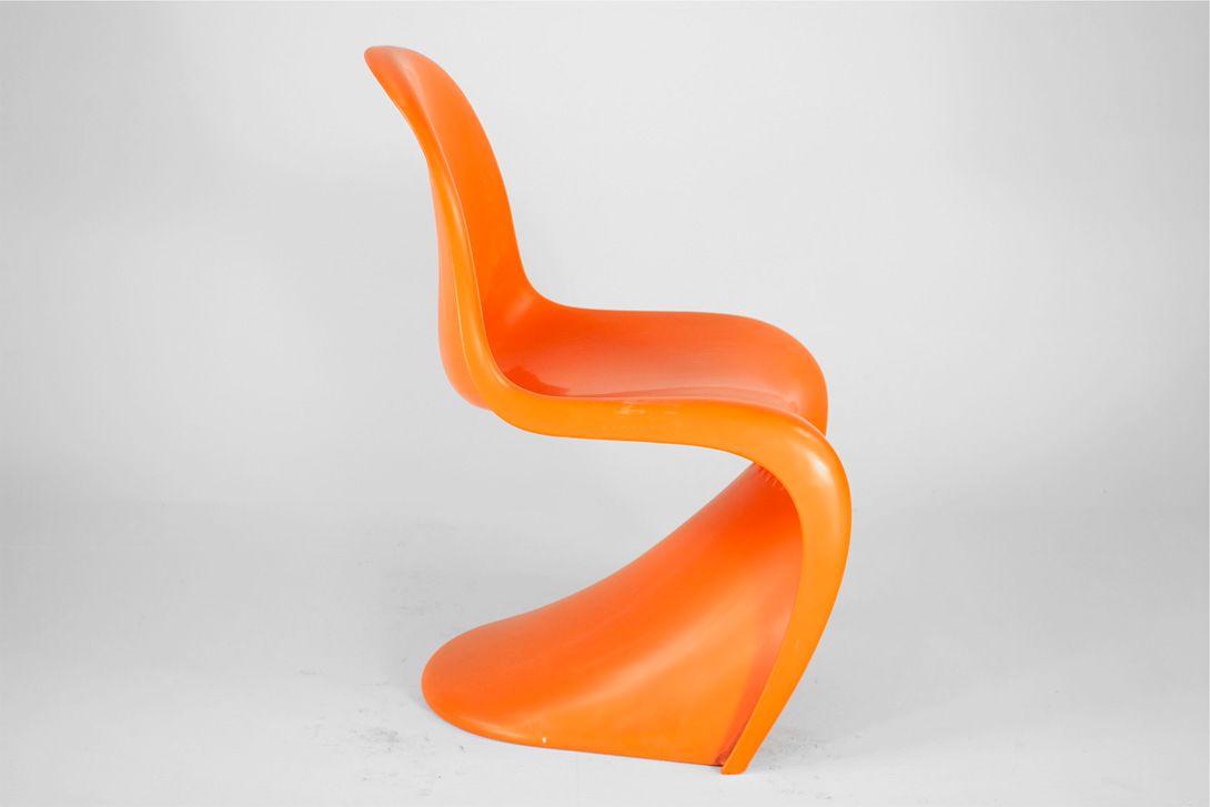 Foto Orange Panton Chair, Polyurethane
