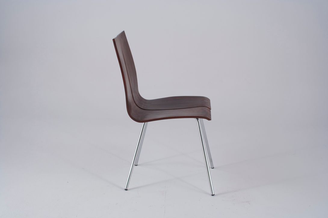 Foto Dark Brown Wooden Bellmann GA Chair