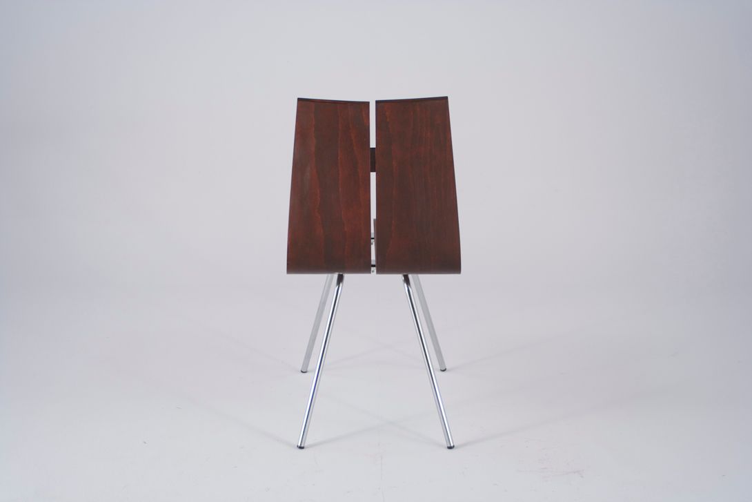Foto Dark Brown Wooden Bellmann GA Chair