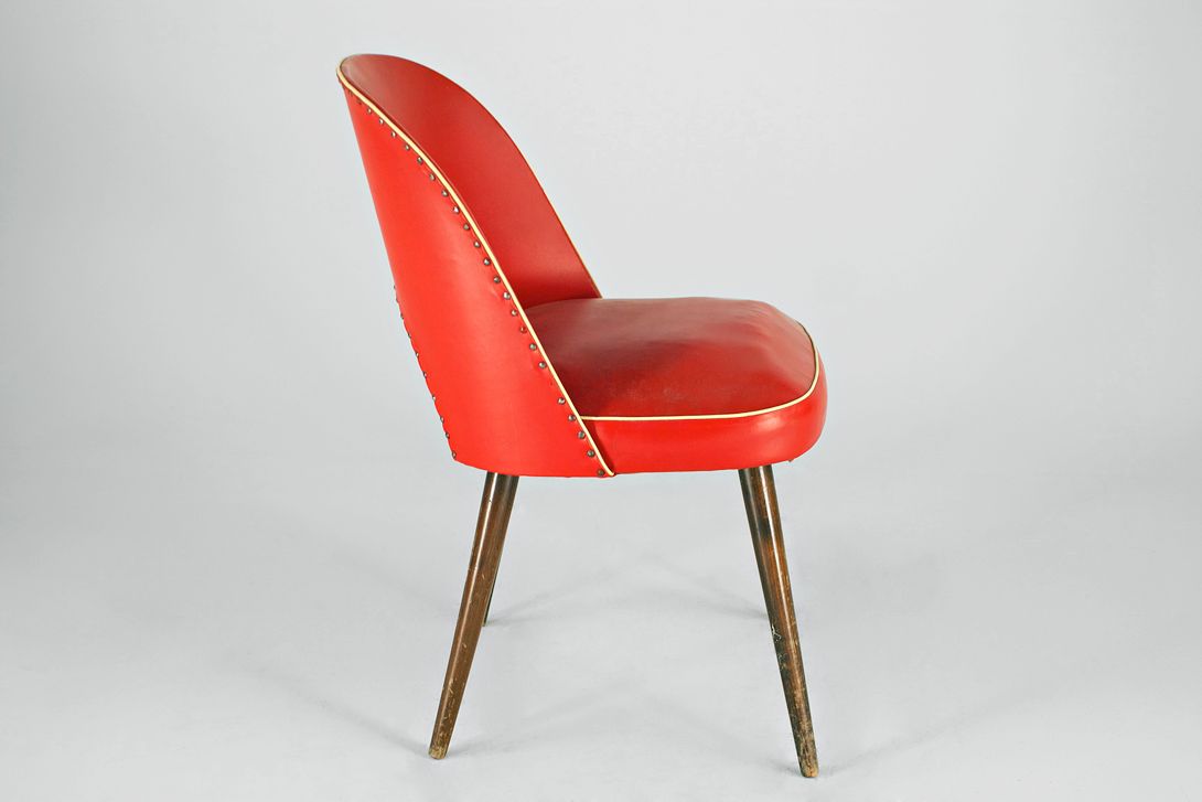 Foto Cocktail Chair Red Thonet 1957