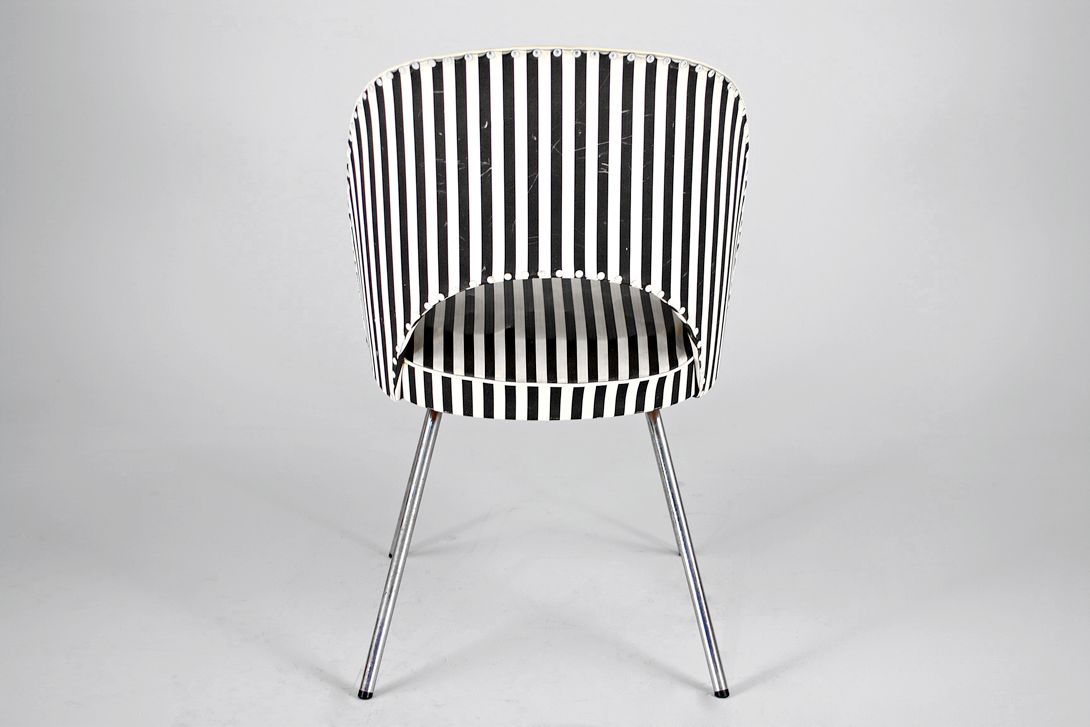 Foto Thonet Cocktail Chair Striped 1956
