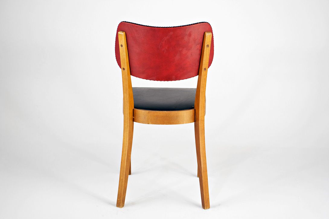 Foto Paul Bode Style Wooden Chair