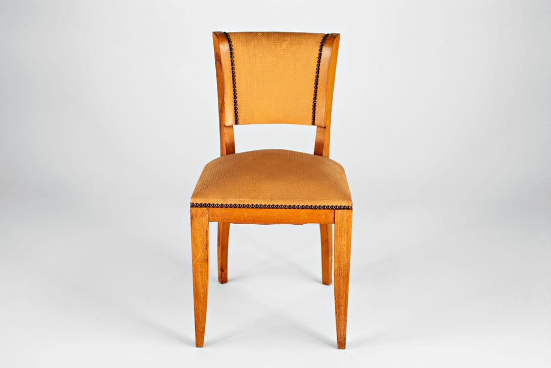 Foto Art Deco Leather Chair