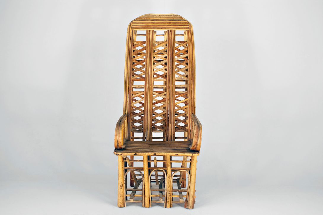Foto Colonial Style Bamboo Chair