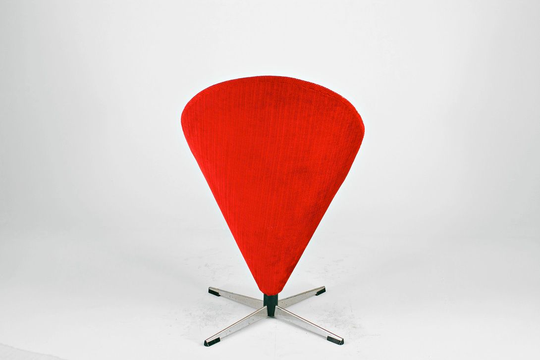 Foto Red Cord Verner Panton Cone Chair 1959
