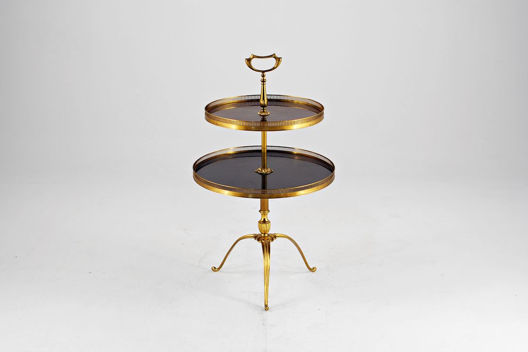 Foto Brass Étagère Side Table
