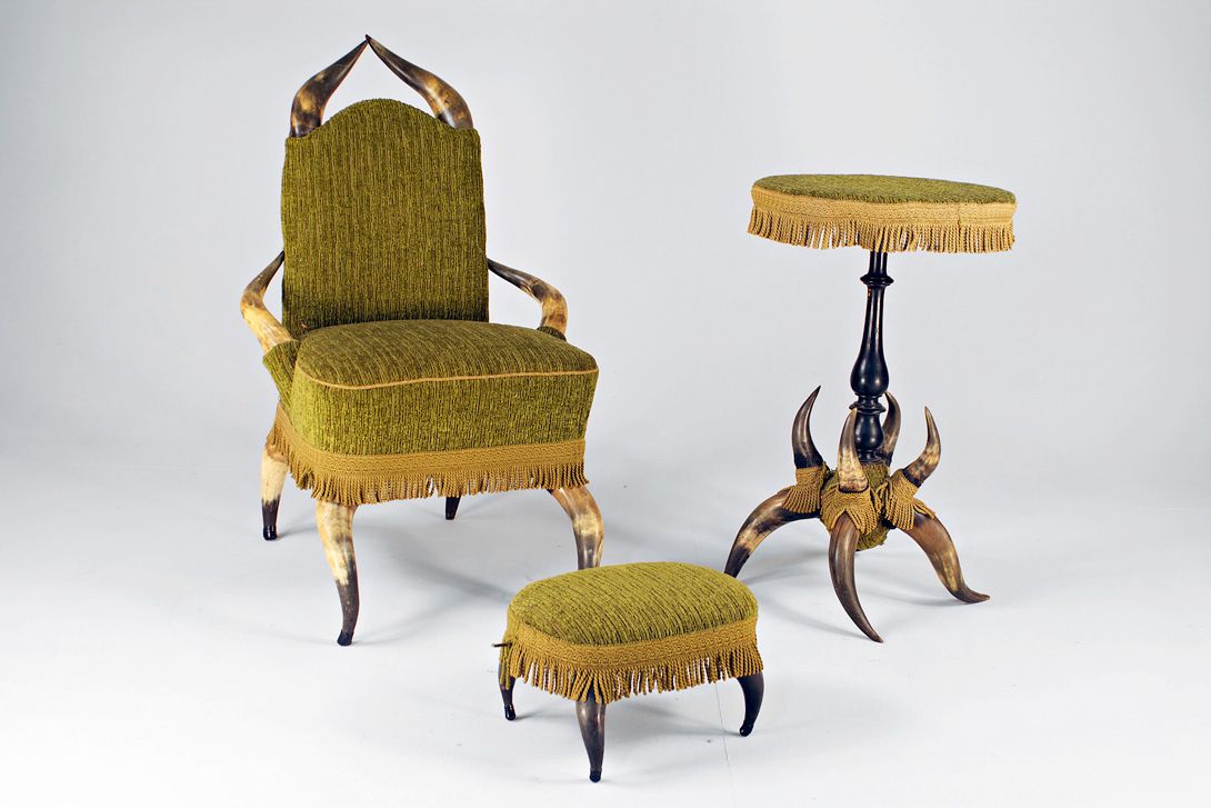 Foto Wilhelminian Bullhorn Chair