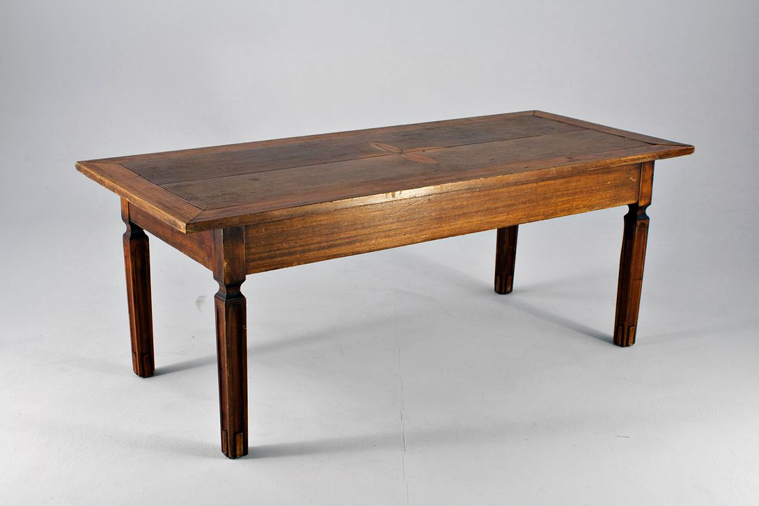 Foto Rustic Wooden Coffee Table Provence 1940 h53x128x59
