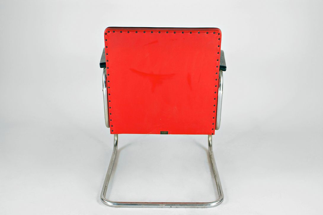 Foto Bauhaus Armchair Red