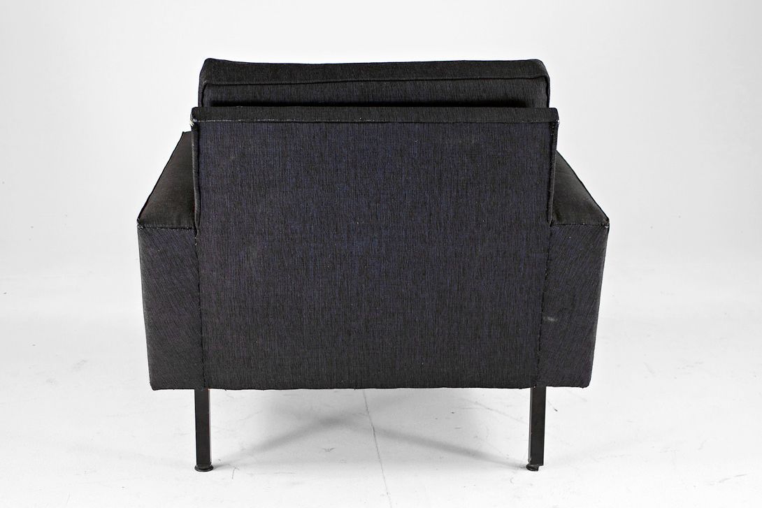 Foto Knoll Armchair Black Jeans Fabric 1967