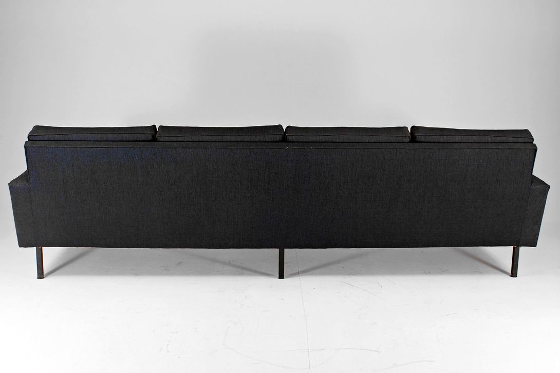 Foto Knoll Sofa Black Jeans Fabric 1967 h72x243x80