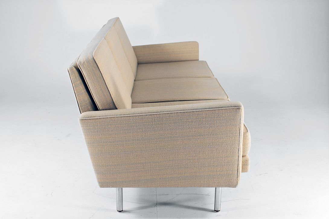 Foto Mint Multichrome Florence Knoll Sofa 1960 h76x203x77