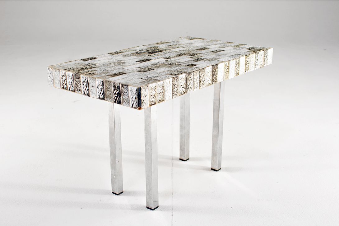Foto Mosaic Lino Side Table h40x62x43
