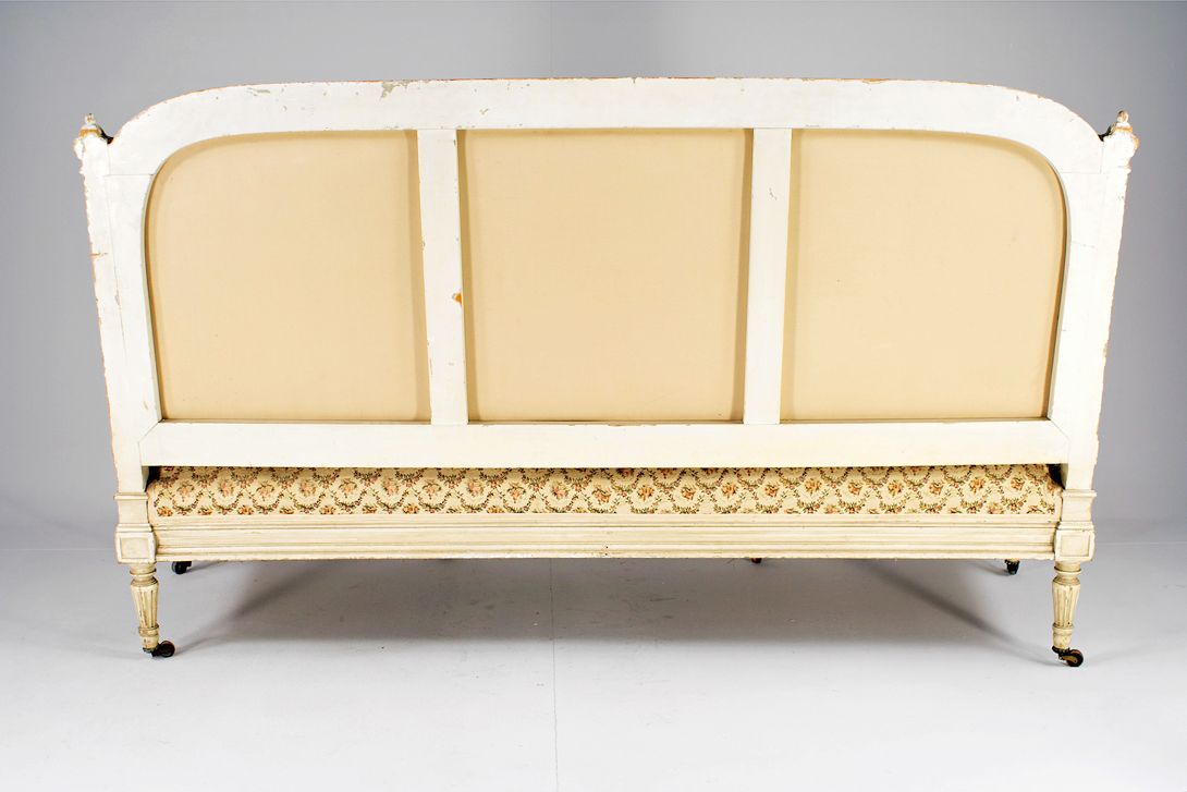 Foto Sofa Prussian Classicism Historism 1900 h110x195x65