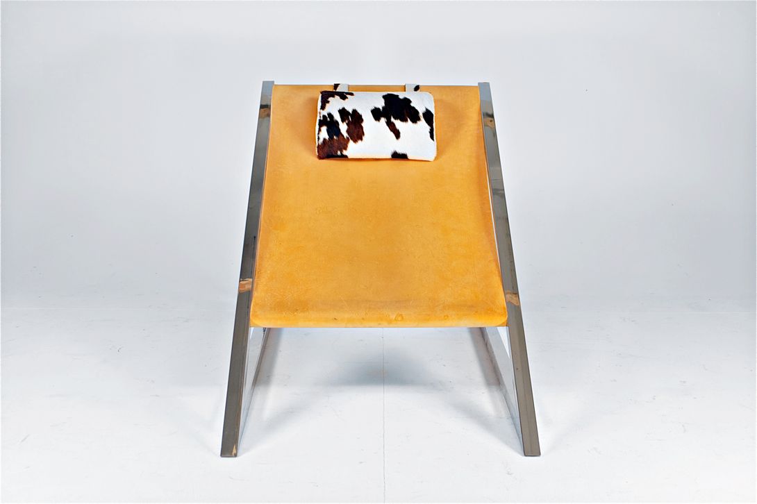 Foto Chrome Elastic Mies Lounge Chair