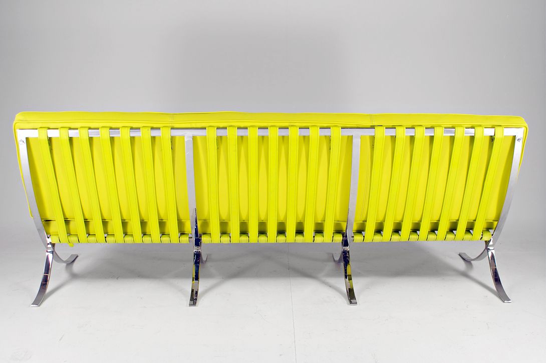 Foto Barcelona Style Neon Green Lounge Sofa Modern Design, Sizes Differ