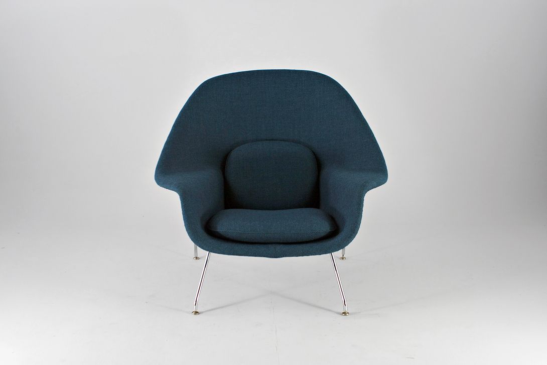 Foto Blue Eero Saarinen Womb Chair 1948