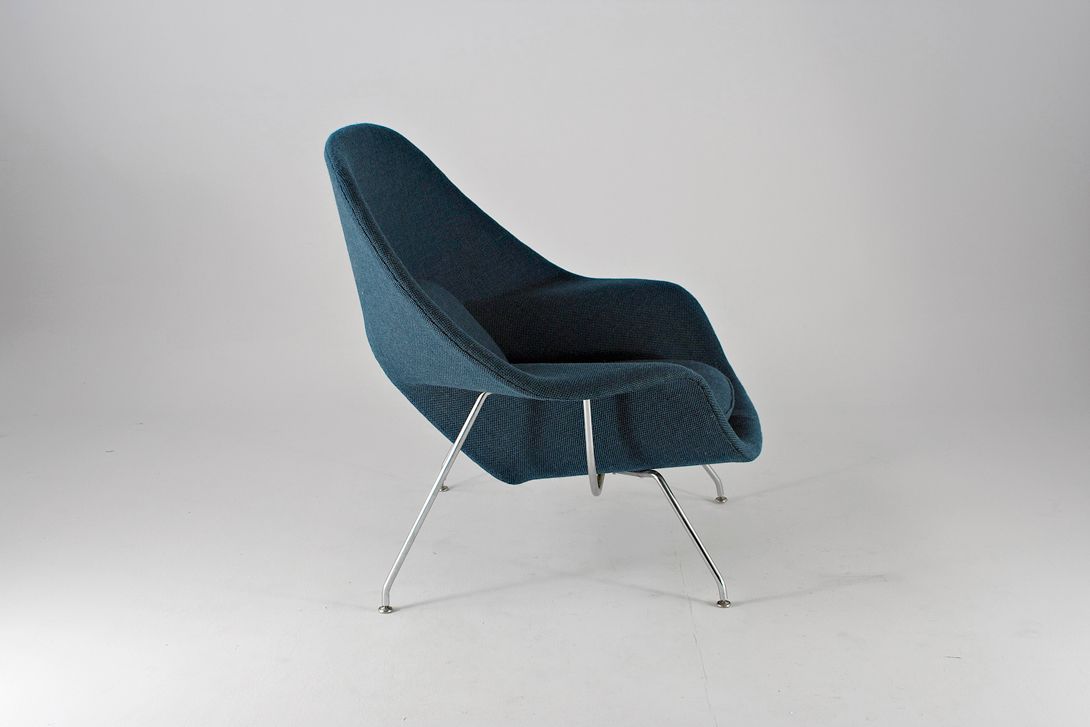 Foto Blue Eero Saarinen Womb Chair 1948