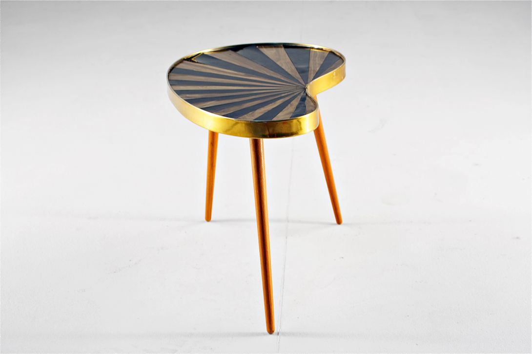 Foto Kidney Side Table GDR 1965 h45x28x38
