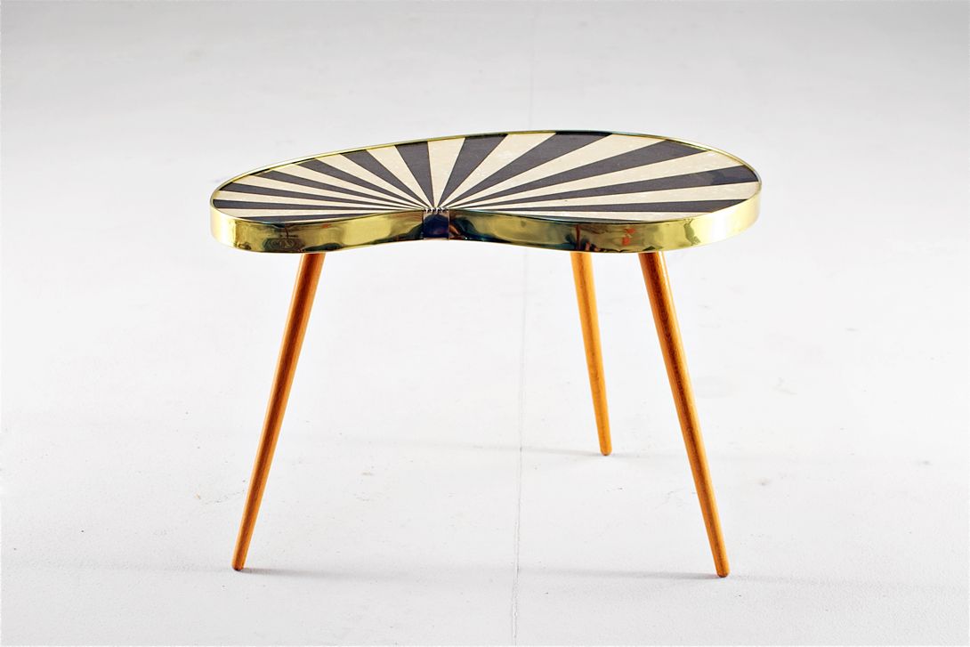 Foto Kidney Side Table GDR 1965 h45x28x38