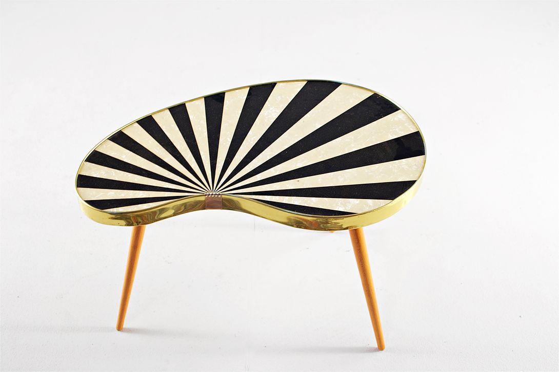 Foto Kidney Side Table GDR 1965 h45x28x38