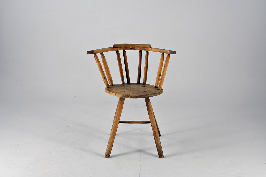 Foto Wood Kitchen Chair Swiss Alps 1910