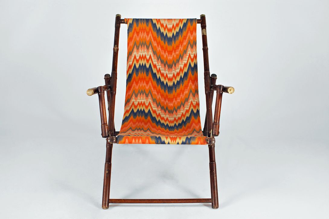 Foto Art Deco Bamboo Deck Chair JUST DECORATION