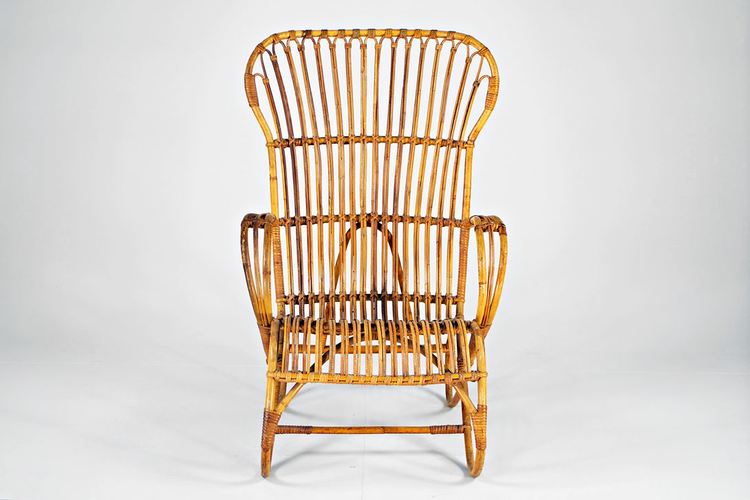 Foto Italian Bamboo Comfort Chair 1955