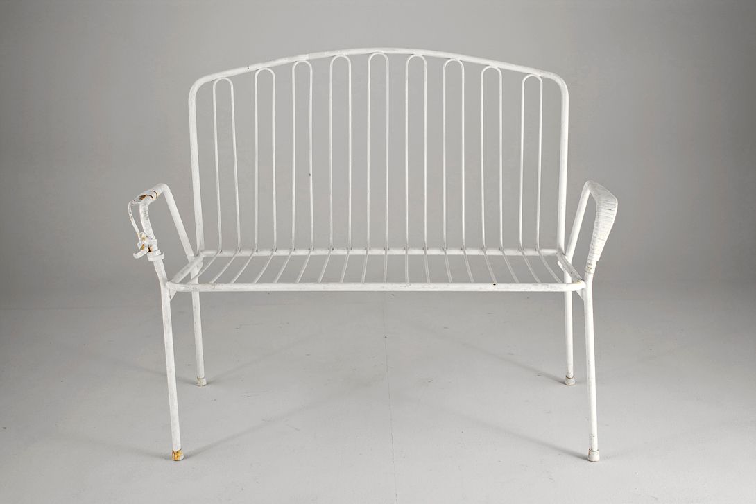 Foto Patio Metal Bench
