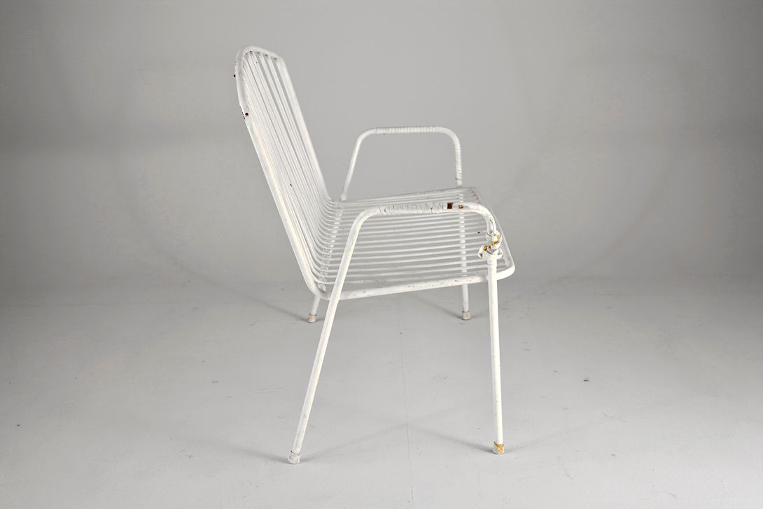 Foto Patio Metal Bench