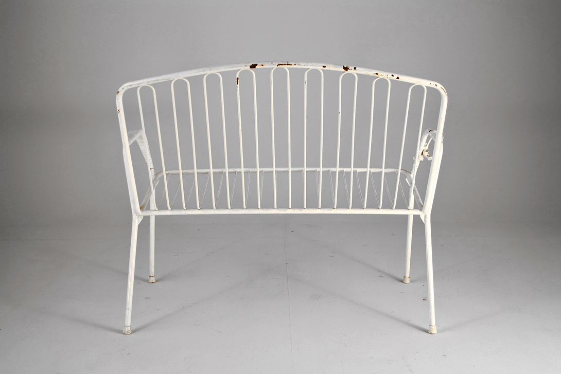 Foto Patio Metal Bench