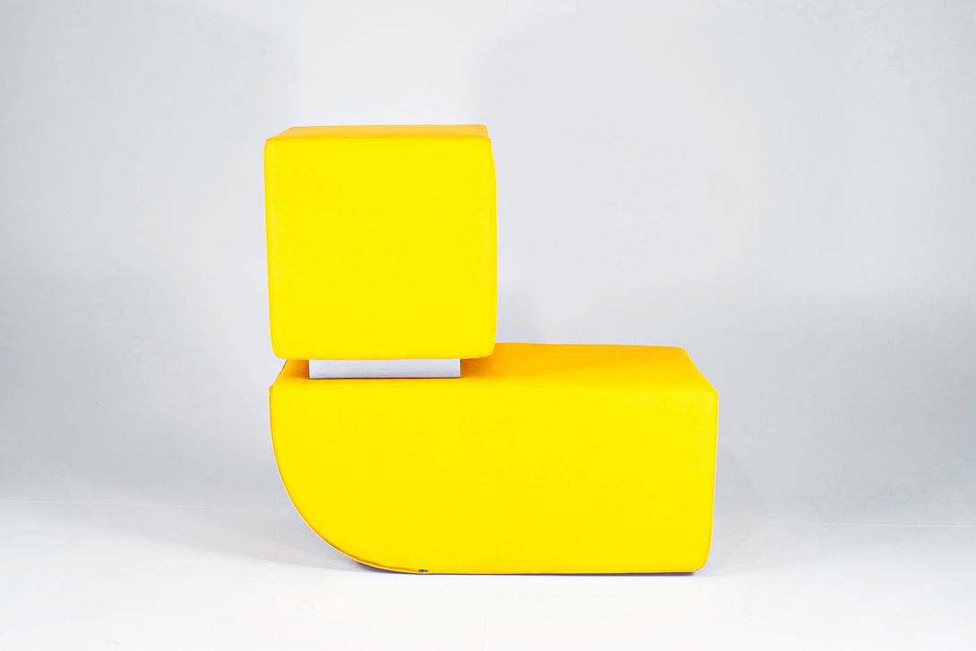 Foto Modular Lounge Seat Lego Yellow