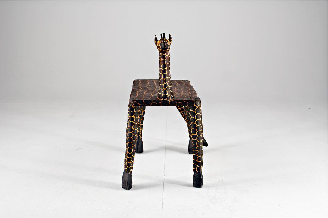 Foto Giraffe Side Table h71x32x63