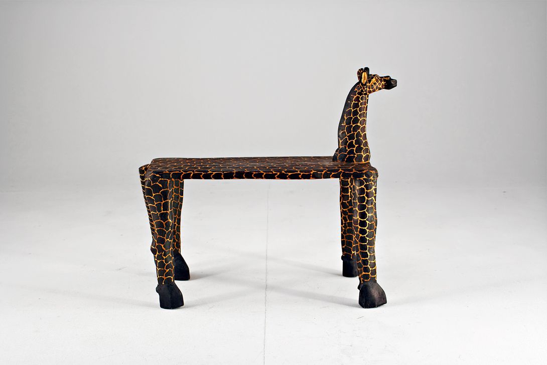 Foto Giraffe Side Table h71x32x63