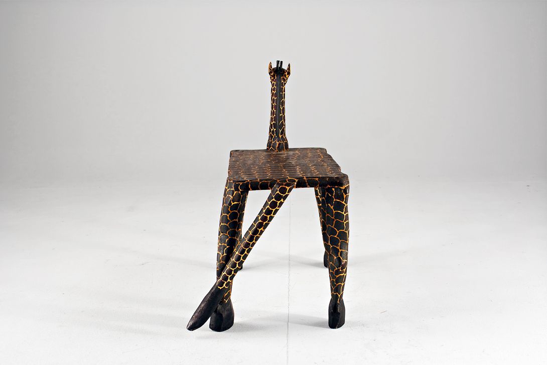 Foto Giraffe Side Table h71x32x63