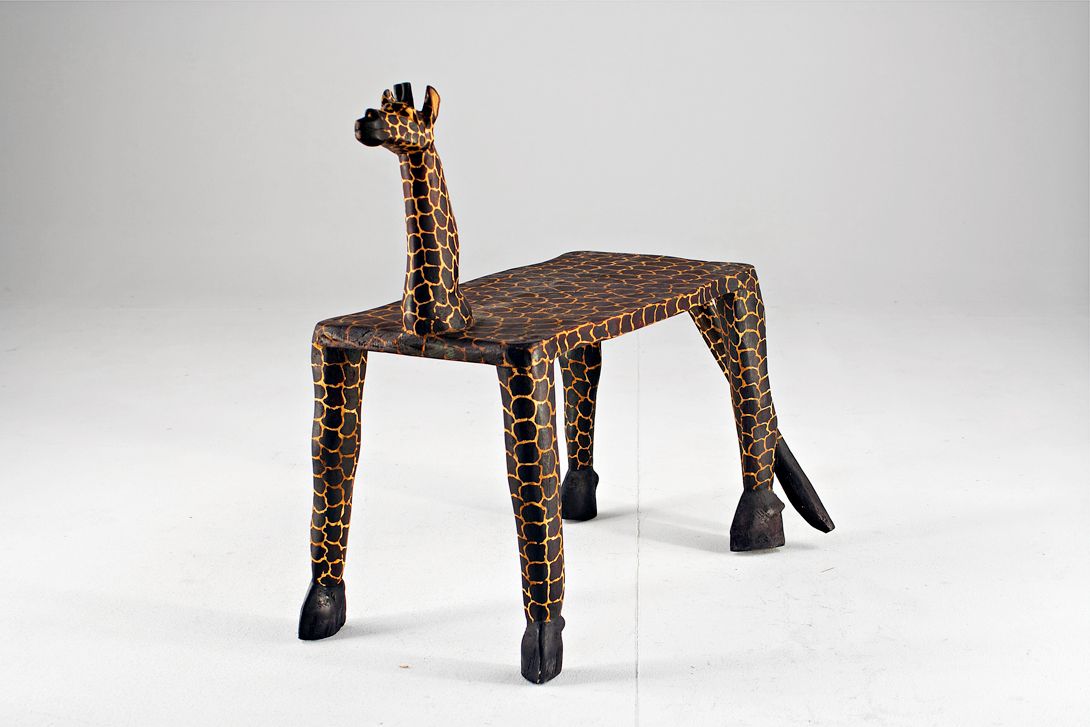 Foto Giraffe Side Table h71x32x63