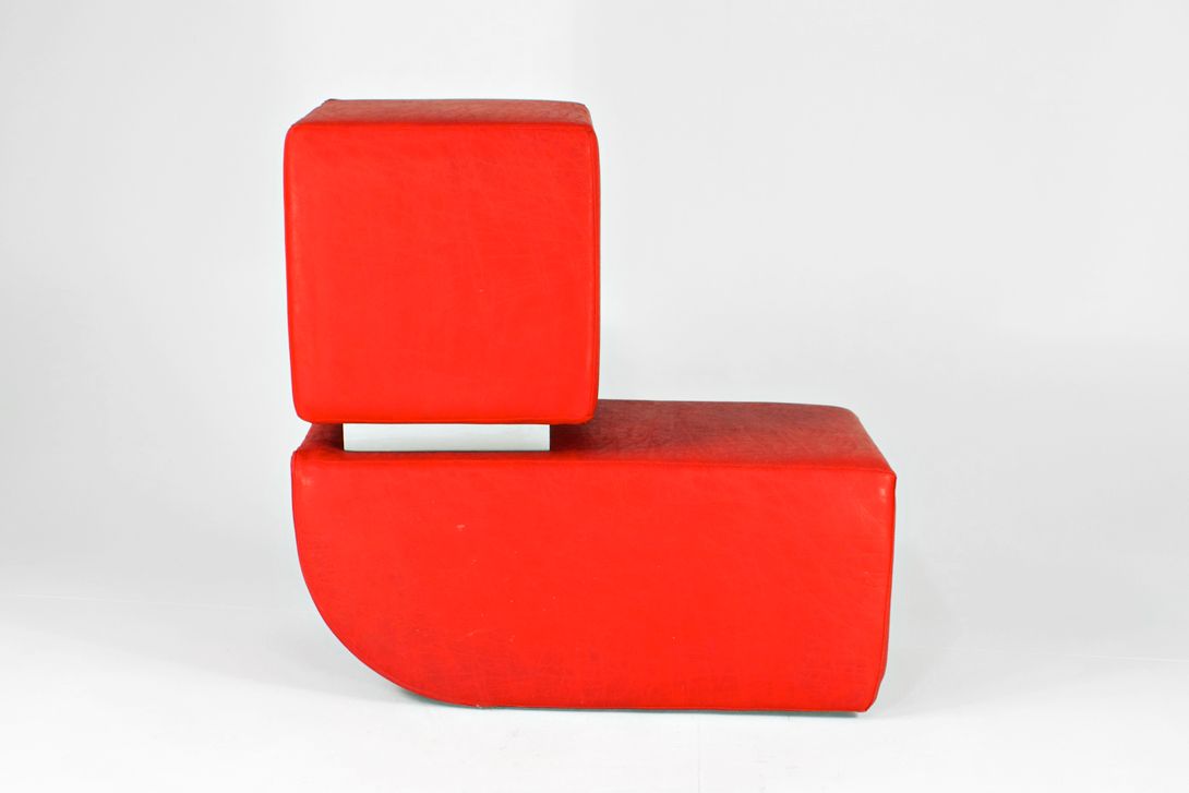Foto Modular Lounge Seat Lego Red
