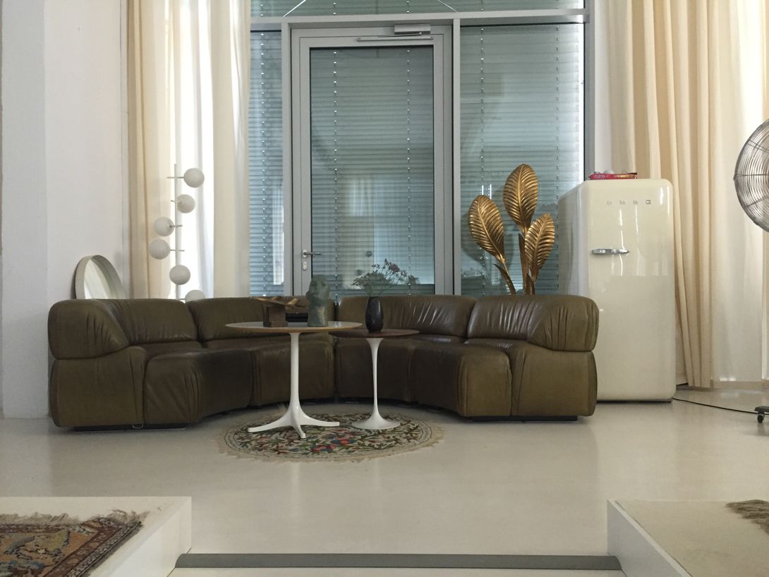 Foto Olive Green de Sede Modular Lounge Sofa 6 Seats