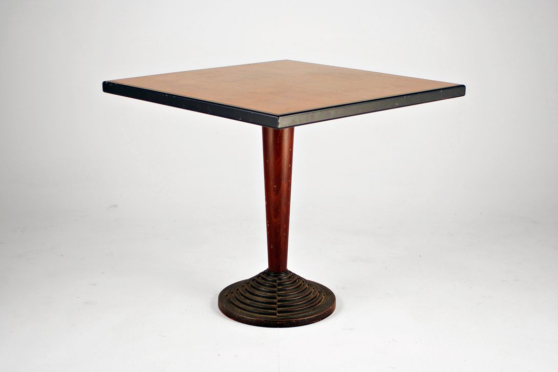Foto Mahogany Restaurant Table 80cm