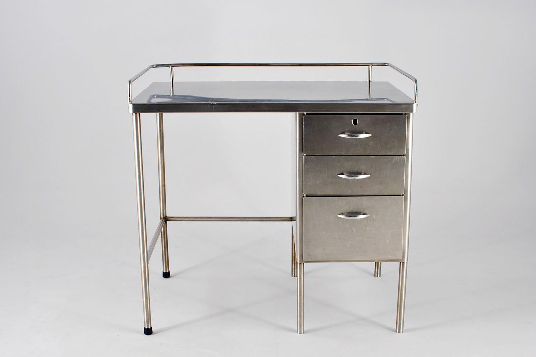Foto Hospital Workstation Stainless Steel 1950 h86x93x60