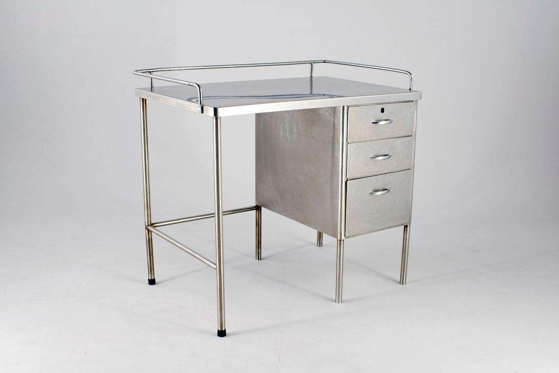 Foto Hospital Workstation Stainless Steel 1950 h86x93x60