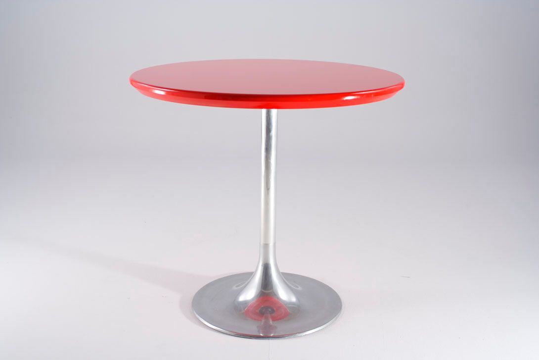 Foto Red Modular Table Tulip Base 80cm