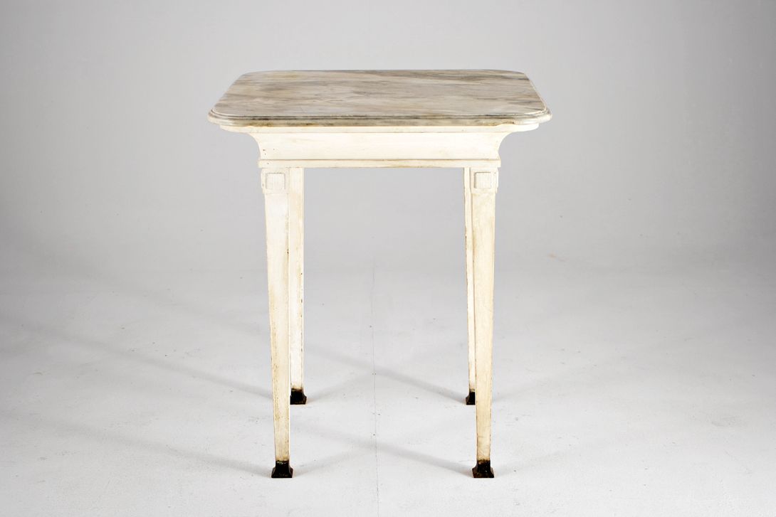 Foto Marble Kitchen Table 1890 h75x65x65
